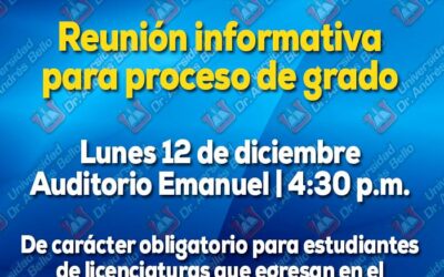 Reunión Informativa Graduados