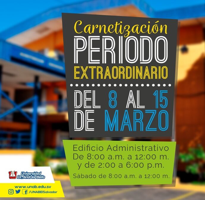 Fecha extraordinaria para toma de carnet