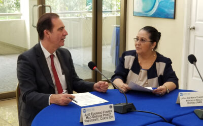 Corte Interamericana y la UNAB firman acuerdo de Cooperación