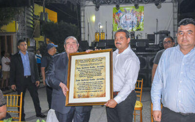 Nominación de calle Dr. Guillermo Escobar en Santa Rosa de Lima