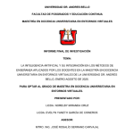 LA INTELIGENCIA ARTIFICIAL Y SU INTEGRACIÓN EN LOS MÉTODOS DE ENSEÑANZA APLICADOS POR LOS DOCENTES EN LA MAESTRÍA EN DOCENCIA UNIVERSITARIA EN ENTORNOS VIRTUALES DE LA UNIVERSIDAD DR. ANDRÉS BELLO, ENERO-AGOSTO DE 2025.