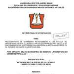METODOLOGÍAS DE ENSEÑANZA RELACIONADAS A LOS ESTILOS DE APRENDIZAJE SEGÚN EL MODELO VAK EN ESTUDIANTES DEL CICLO V DE ENFERMERÍA DE LA UNIVERSIDAD SALVADOREÑA ALBERTO MASFERRER EN EL PERIODO DE ENERO A AGOSTO DE 2025.