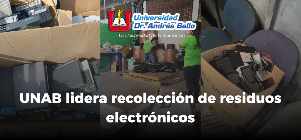 UNAB lidera recolección de residuos electrónicos: más de 1,000 libras recicladas en beneficio del medio ambiente y el comedor Mamá Margarita