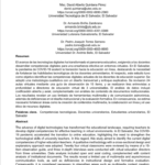 Competencias digitales docentes en el contexto universitario salvadoreño