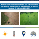 Estimación económica de efectos por variabilidad de parámetros ambientales en la producción de granos básicos, El Salvador 2013-2017