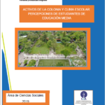 Activos de la colonia y clima escolar: Percepciones de estudiantes de Educación Media – Zona Oriental 2019.