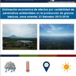 Estimación económica de efectos por variabilidad de parámetros ambientales en la producción de granos básicos, zona oriental, El Salvador 2013–2018.