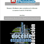 Burnout y Resiliencia como asociación en el rol docente en contexto Covid-19, UNAB 2021. Zona Norte.