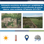 Estimación económica de efectos por variabilidad de parámetros ambientales en la producción de granos básicos, zona occidental, El Salvador 2013–2017