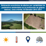 Estimación económica de efectos por variabilidad de parámetros ambientales en la producción de granos básicos, zona oriental, El Salvador 2013–2017