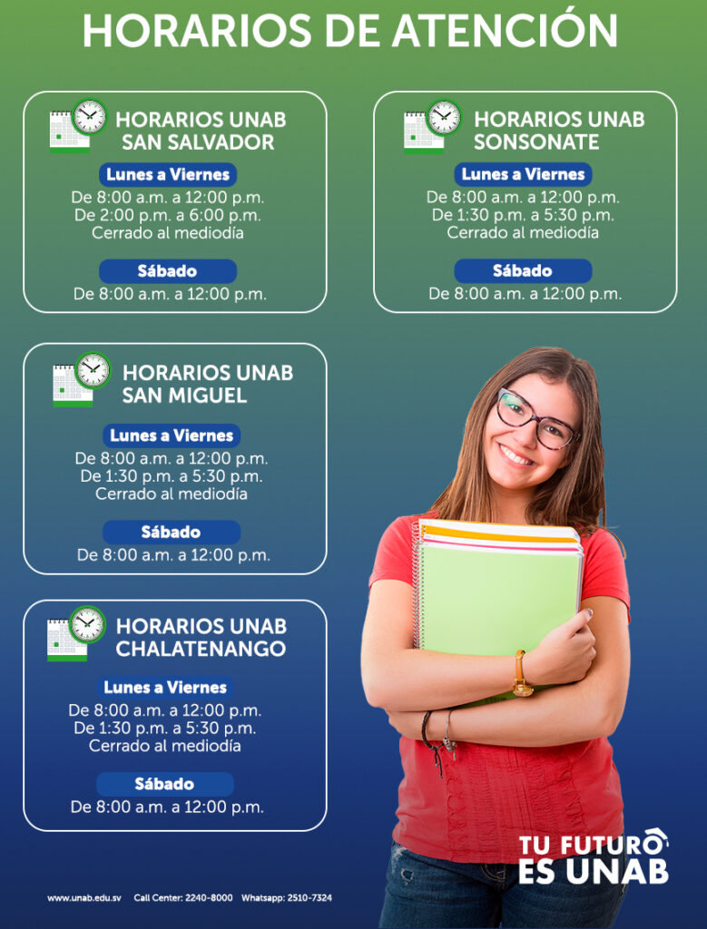 Horarios de Atención Horarios de Atención