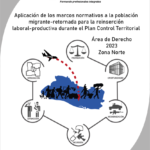 Aplicación de los marcos normativos a la población migrante-retornada para la reinserción laboral-productiva durante el Plan Control Territorial. Zona Norte