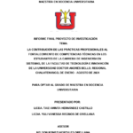 LA CONTRIBUCIÓN DE LAS PRÁCTICAS PROFESIONALES AL FORTALECIMIENTO DE COMPETENCIAS TÉCNICAS EN LOS ESTUDIANTES DE LA CARRERA DE INGENIERÍA EN SISTEMAS, DE LA FACULTAD DE TECNOLOGÍA E INNOVACIÓN DE LA UNIVERSIDAD DOCTOR ANDRÉS BELLO, REGIONAL CHALATENANGO, DE ENERO – AGOSTO DE 2024