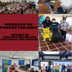 Memoria de Proyectos y Actividades de Proyección Social, San Miguel, 2022.