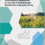 Occurrence of Aflatoxin M1 in cow milk in Chalatenango: Results from a two year survey.