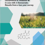 Occurrence of Aflatoxin M1 in cow milk in Sonsonate: Results from a two year survey.