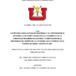 LAS METODOLOGÍAS ACTIVAS DE ENSEÑANZA Y SU CONTRIBUCIÓN AL DESARROLLO DE COMPETENCIAS EN LOS ESTUDIANTES DE LA CARRERA DE INGENIERÍA EN SISTEMAS Y COMPUTACIÓN DE LA UNIVERSIDAD DR. ANDRÉS BELLO, REGIONAL CHALATENANGO, EN EL PERÍODO DE ENERO – AGOSTO DE 2024.