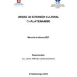 Memoria de labores de Extensión Social y Cultural, Chalatenango 2023