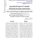 Seguridad del hogar en El Salvador: Percepción de mujeres universitarias