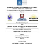 Prácticas docentes asociadas a los resultados de la PAES 2018