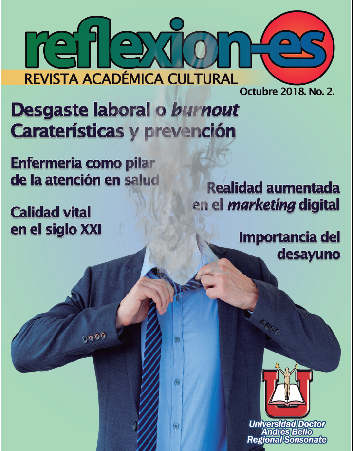 Reflexion-es, Revista académica cultural, 2a. edición, 2018