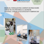 Residual formaldehyde contents in fresh white cheese in Chalatenango, El Salvador: Seasonal changes associated with temperature.