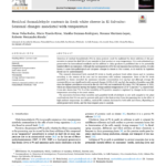 Residual formaldehyde contents in fresh white cheese in El Salvador: seasonal changes associated with temperature.