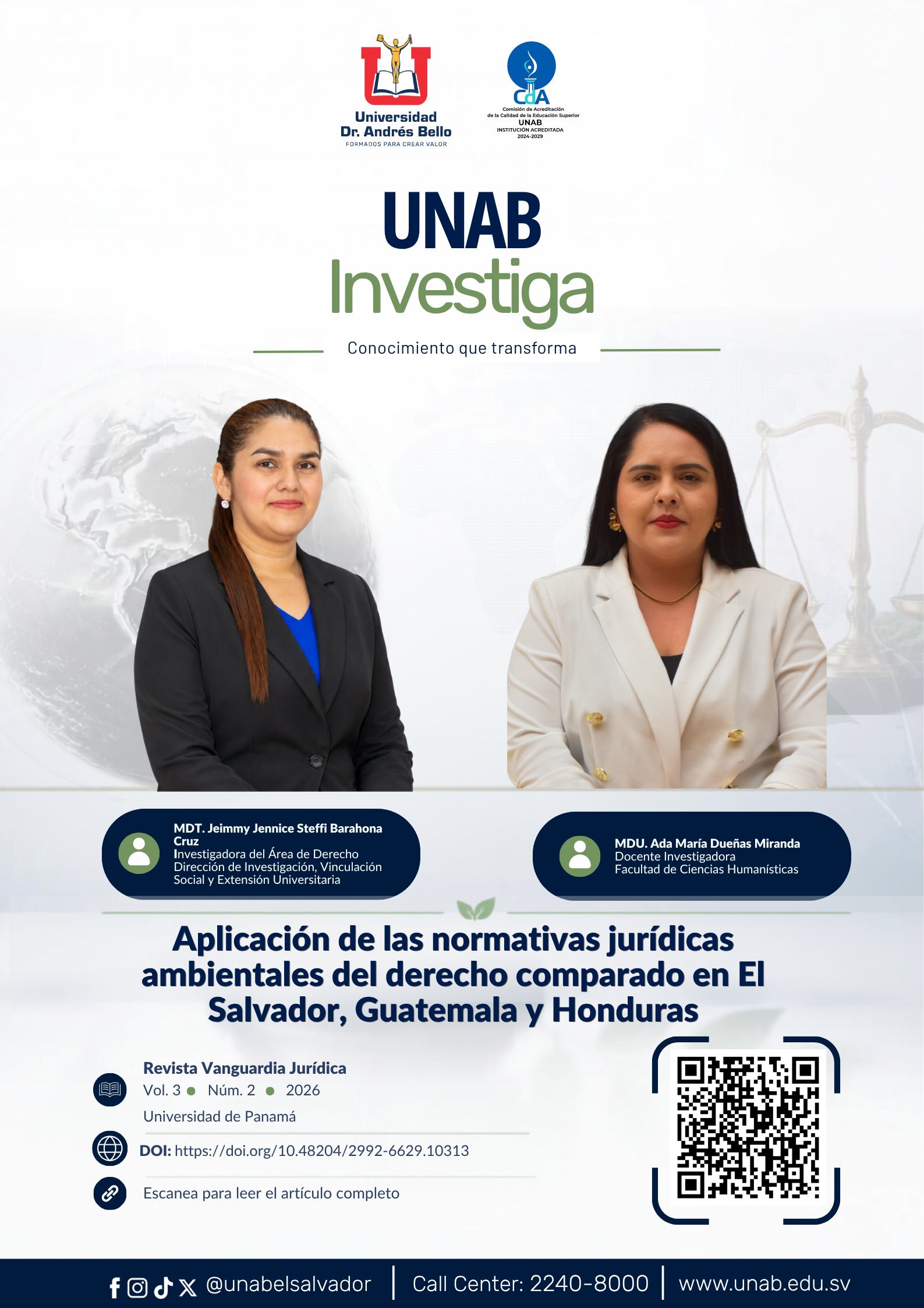 Afiche Vanguardia Jurídica Vol. 3 (9)
