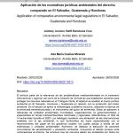 Aplicación de las normativas jurídicas ambientales del derecho comparado en El Salvador, Guatemala y Honduras