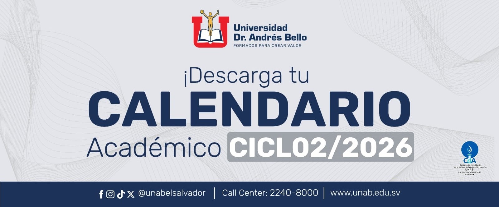 Calendario Académico Ciclo 02/2026