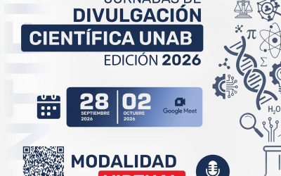 ¡Las Jornadas de Divulgación Científica UNAB ya están por comenzar!